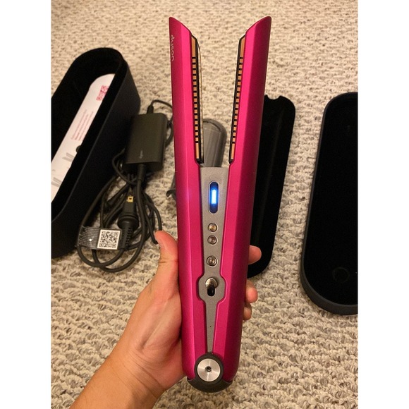 【SOLD】Dyson Corrale Hair Straightener Fushia pink with storage box - Picture 3 of 12